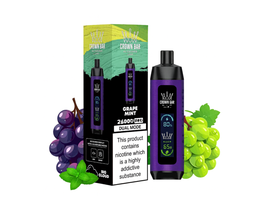 Al Fakher Crown Bar Grape Mint Al Fakher Crown Bar Grape Mint