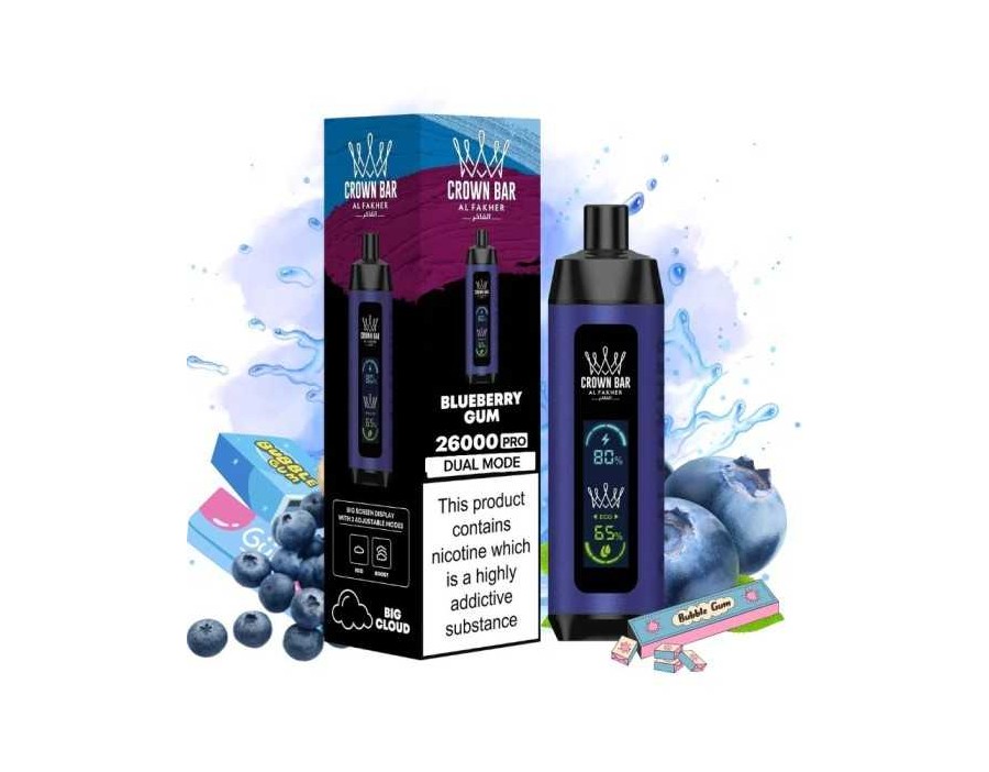 Al Fakher Crown Bar Blue Berry Gum