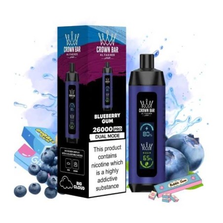 Al Fakher Crown Bar Blue Berry Gum