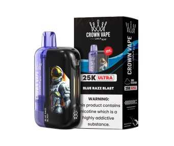 Al Fakher Crown Bar 25K Ultra Blue Razz Blast