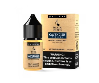 Black Note Cavendish Tobacco 30ml Salt Likit