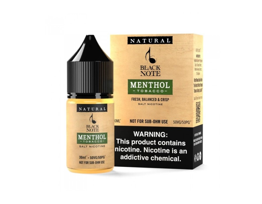 Black Note Menthol Tobacco 30ml Salt Likit
