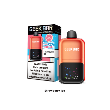 Geek Bar İce Prince Strawberry İce 50000 Puff