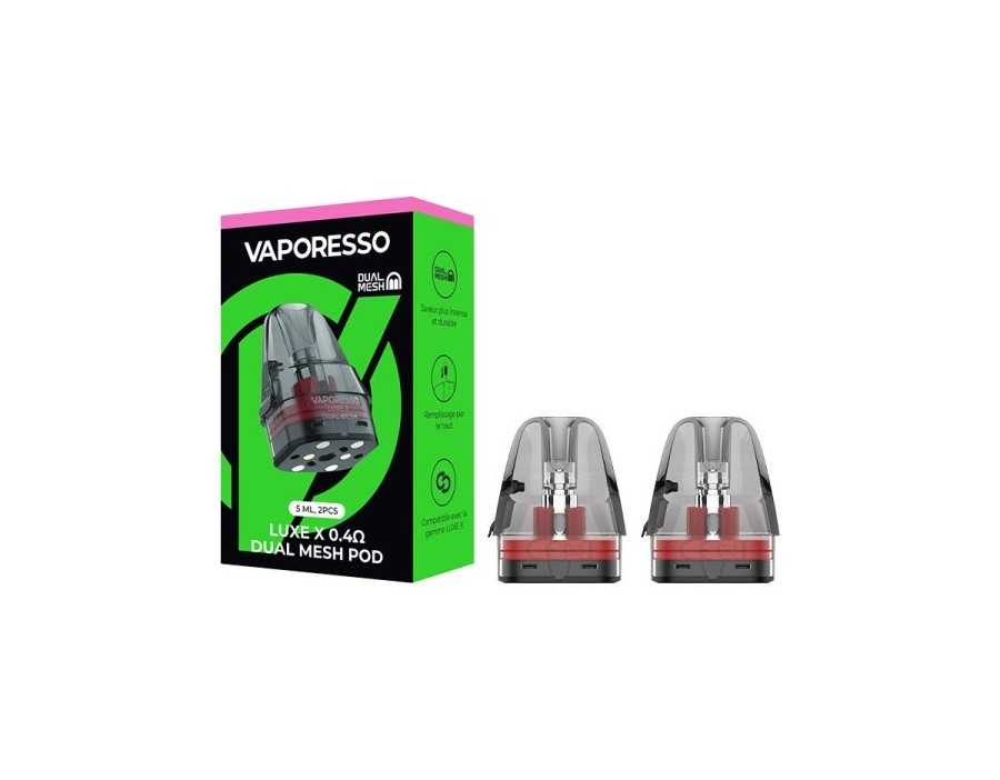 Vaporesso Luxe X 0.4 Dual Mesh Kartuş Vaporesso Luxe X 0.4 Dual Mesh Kartuş