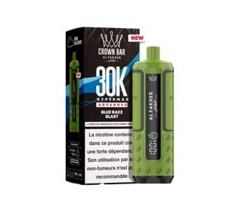 Al Fakher Crown Bar Hyper Max 30K Blue Razz Blast